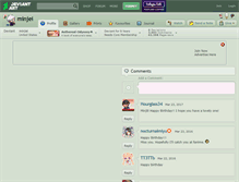 Tablet Screenshot of minjei.deviantart.com