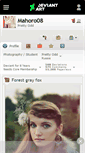 Mobile Screenshot of mahoro08.deviantart.com