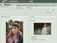 Tablet Screenshot of mahoro08.deviantart.com