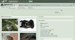 Desktop Screenshot of pigylover1313.deviantart.com