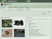 Tablet Screenshot of pigylover1313.deviantart.com