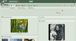Desktop Screenshot of meicus.deviantart.com