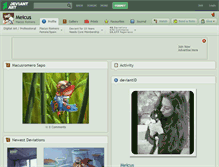 Tablet Screenshot of meicus.deviantart.com