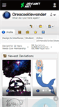 Mobile Screenshot of oreocookiewonder.deviantart.com