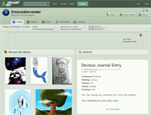 Tablet Screenshot of oreocookiewonder.deviantart.com