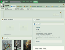 Tablet Screenshot of lequal.deviantart.com