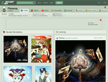 Tablet Screenshot of florensa.deviantart.com