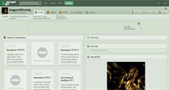 Desktop Screenshot of dragonofdivinity.deviantart.com