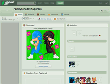 Tablet Screenshot of familysonadowsuports.deviantart.com