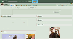 Desktop Screenshot of c666o.deviantart.com