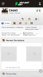 Mobile Screenshot of c666o.deviantart.com