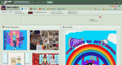 Desktop Screenshot of darkwingfan.deviantart.com