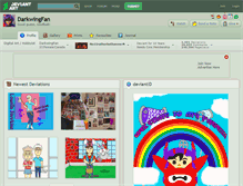 Tablet Screenshot of darkwingfan.deviantart.com