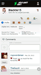 Mobile Screenshot of blackiie15.deviantart.com