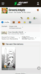 Mobile Screenshot of greenlinkplz.deviantart.com