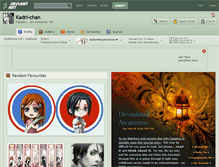 Tablet Screenshot of kadri-chan.deviantart.com