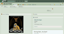 Desktop Screenshot of mita-silverdragon.deviantart.com
