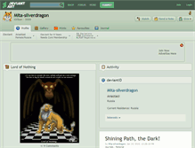 Tablet Screenshot of mita-silverdragon.deviantart.com