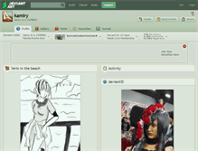 Tablet Screenshot of kamiry.deviantart.com