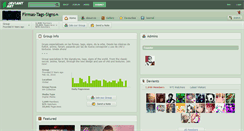 Desktop Screenshot of firmas-tags-signs.deviantart.com