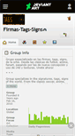 Mobile Screenshot of firmas-tags-signs.deviantart.com