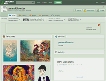 Tablet Screenshot of paranoidtoaster.deviantart.com