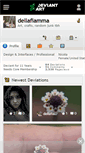 Mobile Screenshot of dellafiamma.deviantart.com