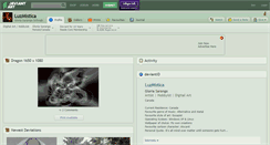 Desktop Screenshot of luzmistica.deviantart.com