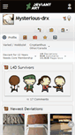 Mobile Screenshot of mysterious-drx.deviantart.com