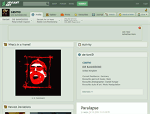 Tablet Screenshot of casmo.deviantart.com