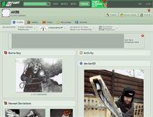 Tablet Screenshot of akb8.deviantart.com