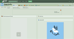 Desktop Screenshot of dragonstuffie.deviantart.com