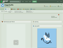 Tablet Screenshot of dragonstuffie.deviantart.com