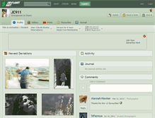 Tablet Screenshot of jc911.deviantart.com