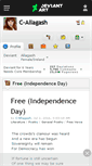 Mobile Screenshot of c-allagash.deviantart.com