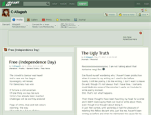 Tablet Screenshot of c-allagash.deviantart.com