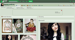 Desktop Screenshot of beautylovedivine.deviantart.com