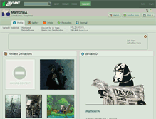 Tablet Screenshot of mamonna.deviantart.com