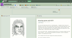 Desktop Screenshot of ozzytheskunk.deviantart.com