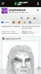 Mobile Screenshot of ozzytheskunk.deviantart.com