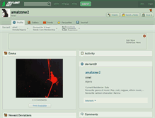 Tablet Screenshot of amalzone2.deviantart.com