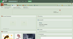 Desktop Screenshot of dinza.deviantart.com