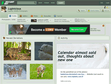 Tablet Screenshot of lupinicious.deviantart.com