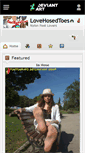 Mobile Screenshot of lovehosedtoes.deviantart.com