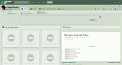 Desktop Screenshot of lingerielady.deviantart.com