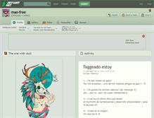 Tablet Screenshot of mao-free.deviantart.com