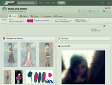 Tablet Screenshot of chibi-and-anime.deviantart.com