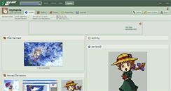 Desktop Screenshot of mymania.deviantart.com