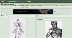 Desktop Screenshot of anubis-servantali.deviantart.com