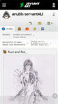 Mobile Screenshot of anubis-servantali.deviantart.com
